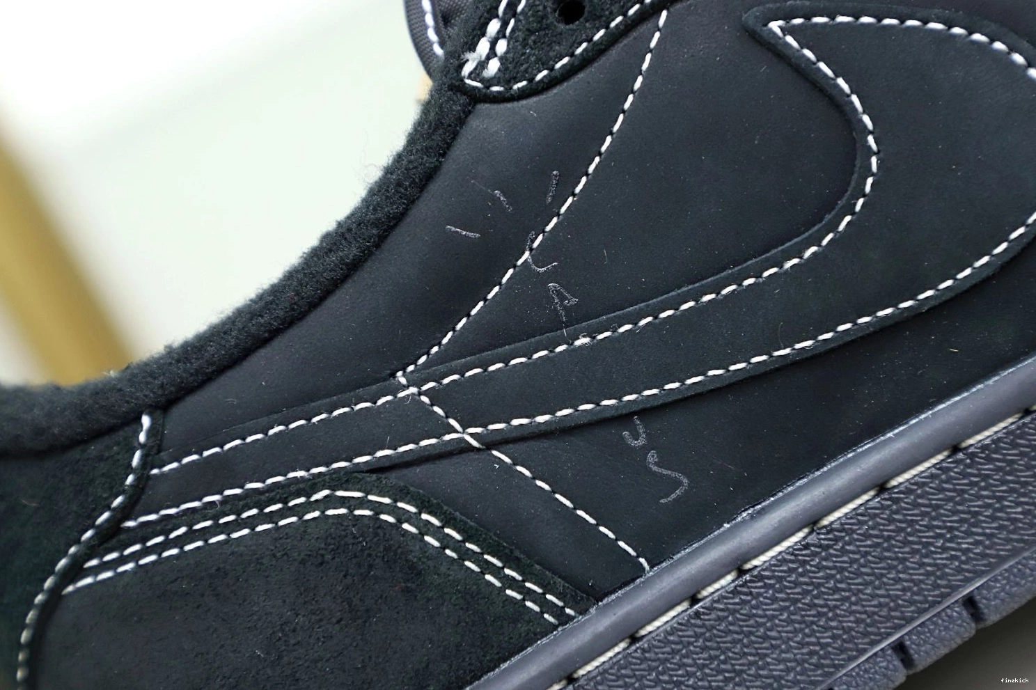 TRAVIS NIKE JORDAN X LOW SCOTT AIR “BLACK PHANTOM” 1 OG 0128